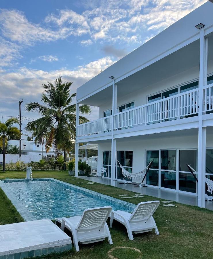 Casa Blanca Hibiscus Angra De Ipioca Maceio Villa Bagian luar foto